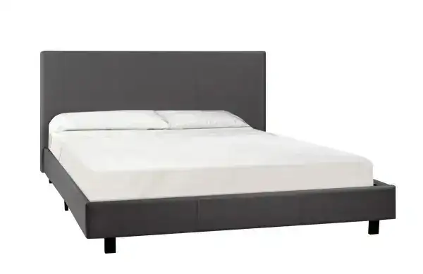 TWIN BED & MATTRESS SET - GREY