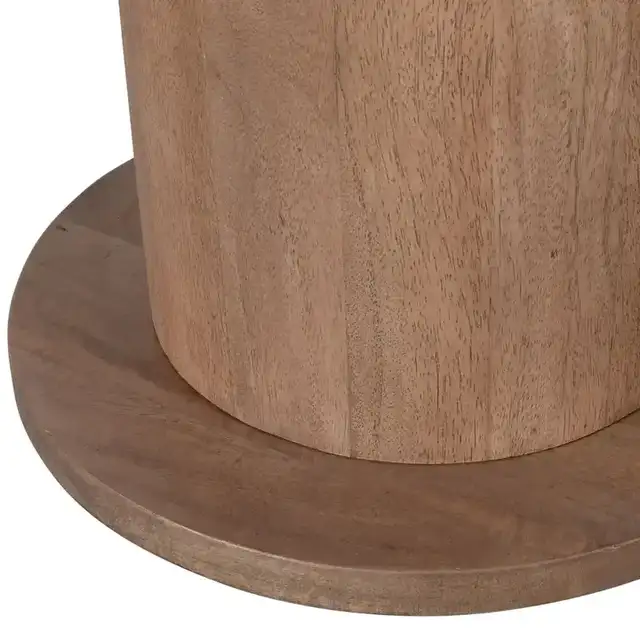 Martina Round Coffee Table in Walnut