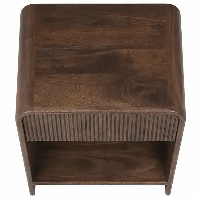 Amoli 1 Drawer Accent Table in Walnut