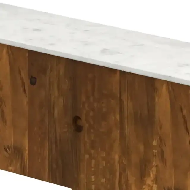 Camden Media Cabinet, 63" in Walnut and White