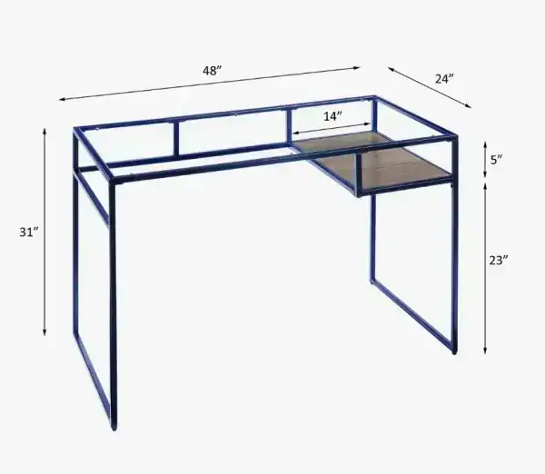 OFFICE DESK - BLUE