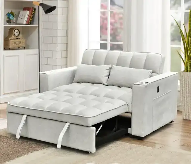 IF 9028 - Sofabed (Grey Fabric)