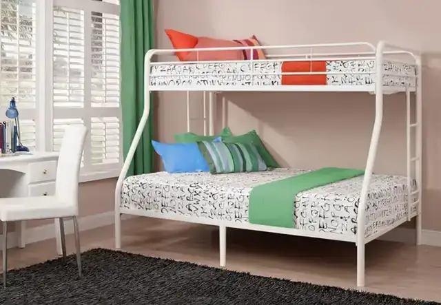 B 501 Single/Double Bunk Bed - White