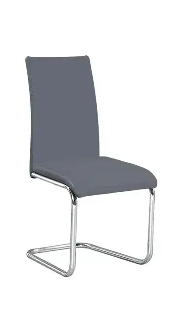 C 1873 - Chair (Grey PU) — 1 Chair