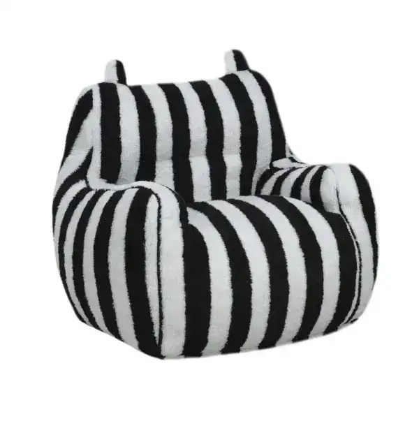 KIDS' CHAIR - BLACK/WHITE