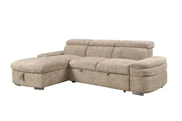 LHF SECTIONAL SLEEPER - BEIGE