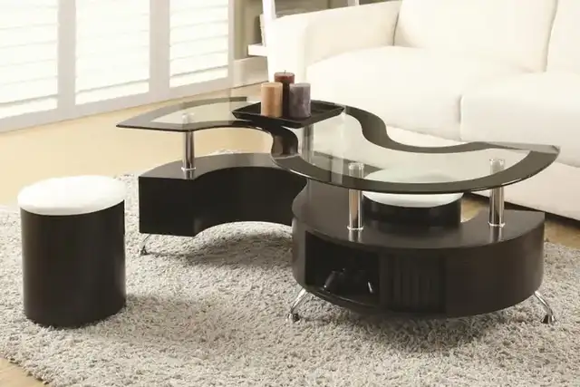 IF 2050 - Coffee Table & 2 Stools