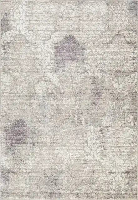 7 X 9 AREA RUG - WHITE/BEIGE/BLUE