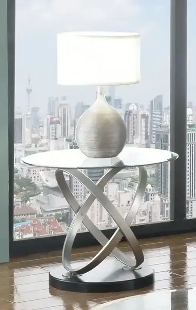 END TABLE - SILVER/BLACK