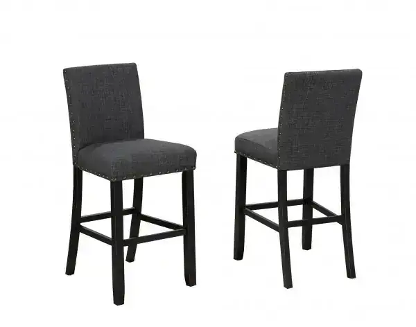 29'' BAR STOOL, SET OF 2 - GREY