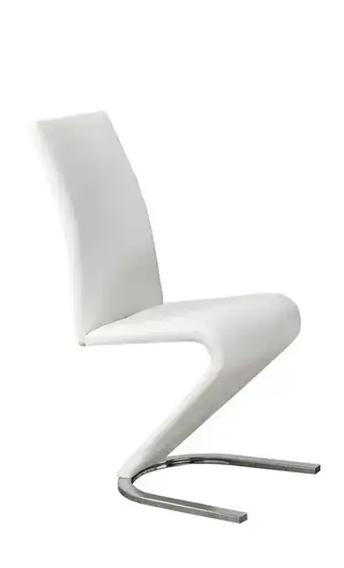C 1786 - Chair (White PU) — 1 Chair