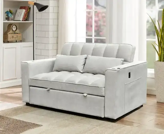 IF 9028 - Sofabed (Grey Fabric)
