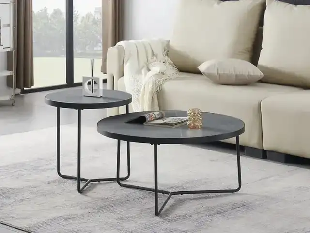 IF 2621 - 2Pc Coffee Set (Armani Grey)