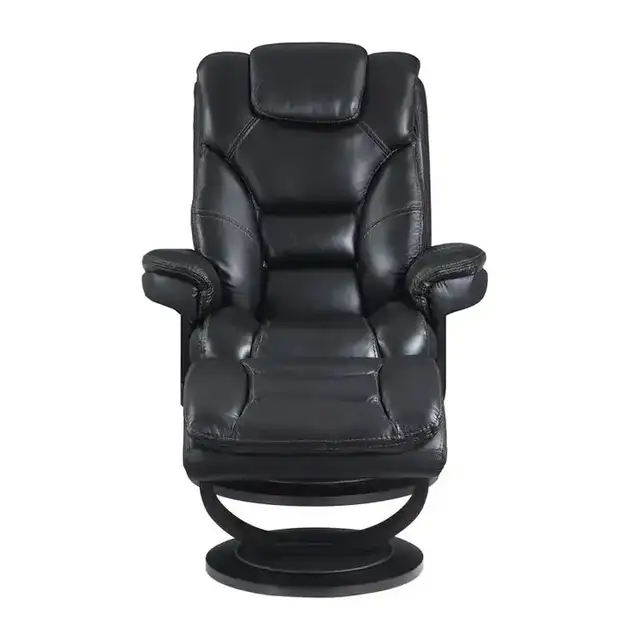 IF 6200 - Recliner (Black Leather)