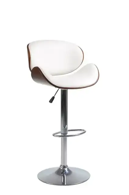 ST 7511 - Bar Stool - White PU
