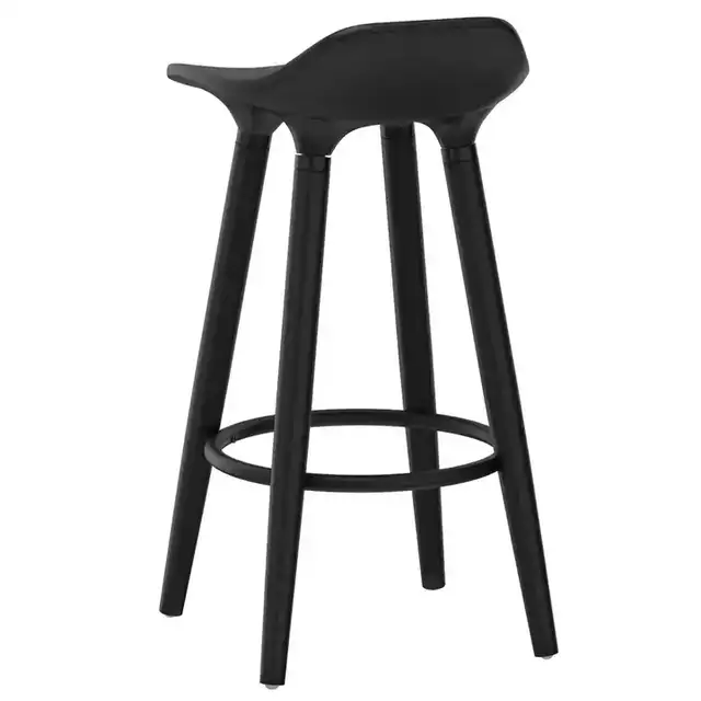 Trex 26" Counter Stool, Set of 2 in Black and Black