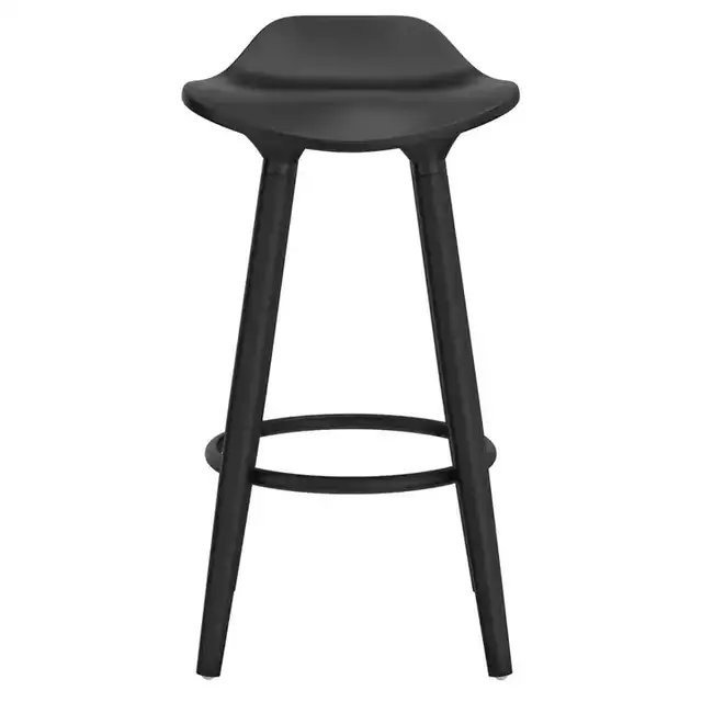 Trex 26" Counter Stool, Set of 2 in Black and Black