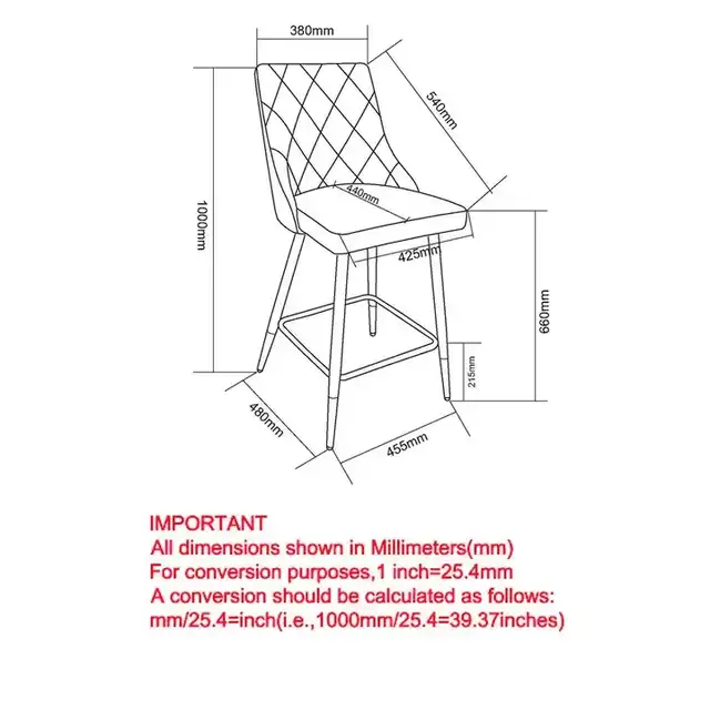Devo 26" Counter Stool, Set of 2 in White and Chrome
