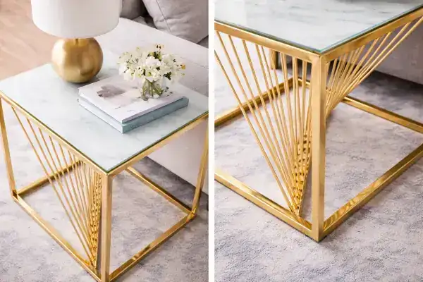 SIDE TABLE - GOLD