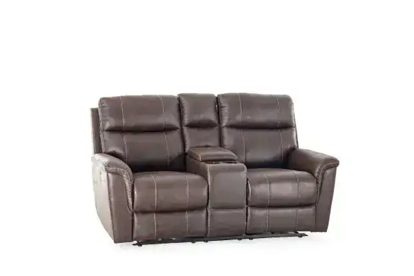 POWER RECLINER LOVE SEAT - VINTAGE BROWN