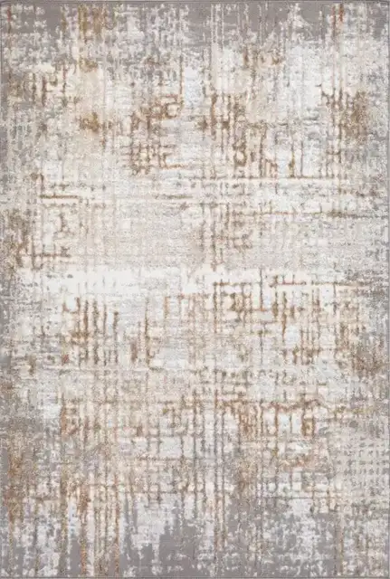 5 X 8 AREA RUG - GREY/CREAM/BEIGE