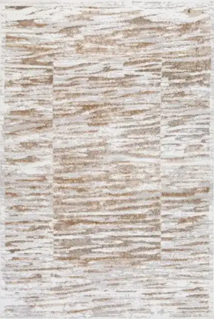 5 X 8 AREA RUG - GREY/CREAM/BEIGE