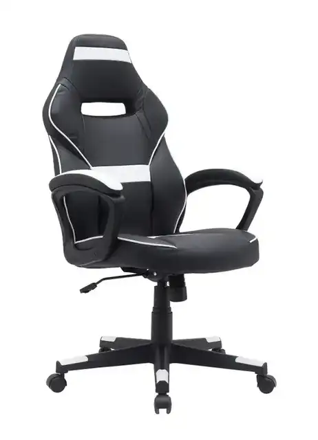 GAMING CHAIR - BLACK/WHITE