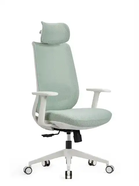 OFFICE CHAIR - SAGE GREEN/WHITE