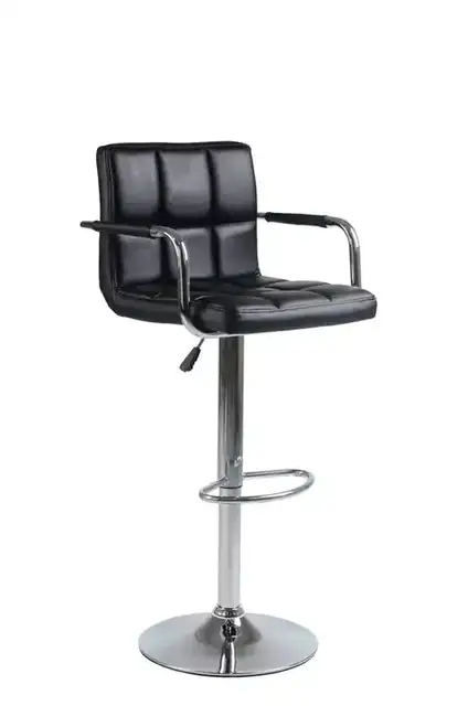 ST 7730-BK - Bar Stool - Black PU