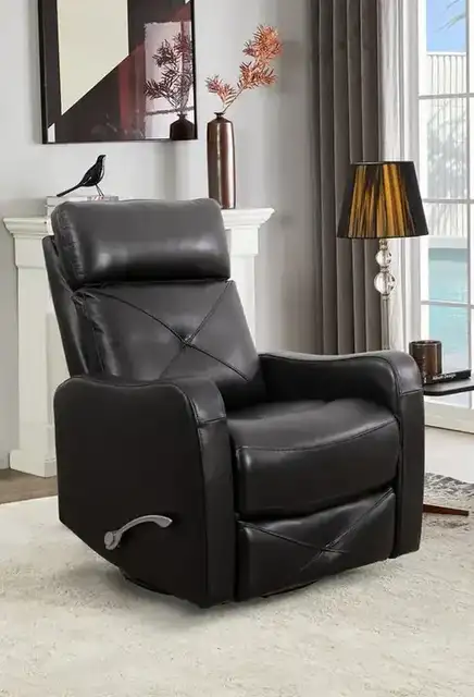 IF 6332 - Recliner (Blackberry Leather)