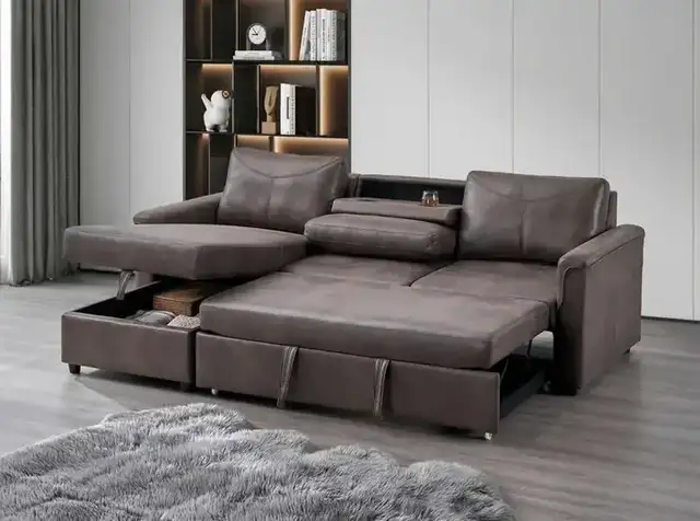 IF 9075 - LHF Sofabed Sectional