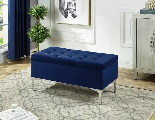 IF 6257 - Bench (Blue Velvet)