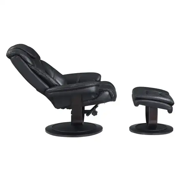 IF 6200 - Recliner (Black Leather)