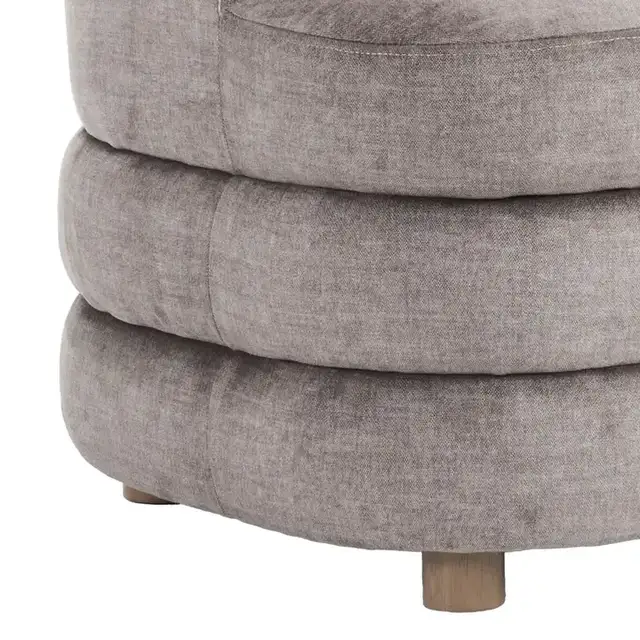 Dorian Accent Chair in Dark Taupe