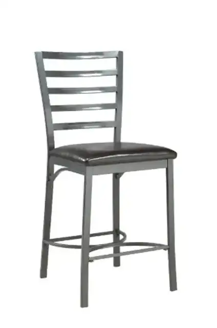 ST 1004 - Bar Stool - Black PU