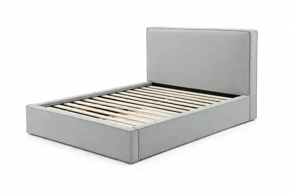 QUEEN STORAGE BED - BLUE