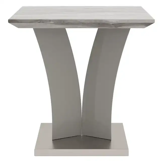Napoli Accent Table in Light Grey