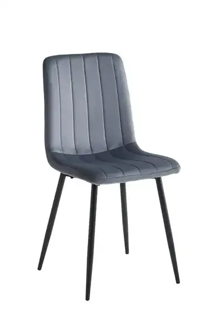 C 1474 - Chair (Dark Grey Velvet) — 1 Chair
