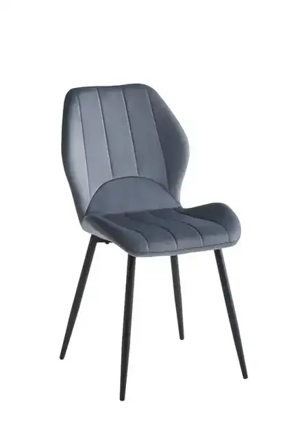 C 1536 - Chair (Dark Grey Velvet) — 1 Chair