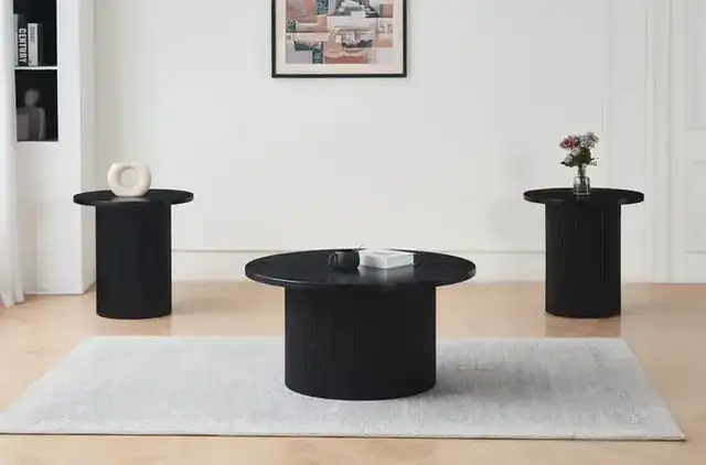 IF 2660 (Black) - 3Pc Coffee Set (1xCoffee 2xEnds)