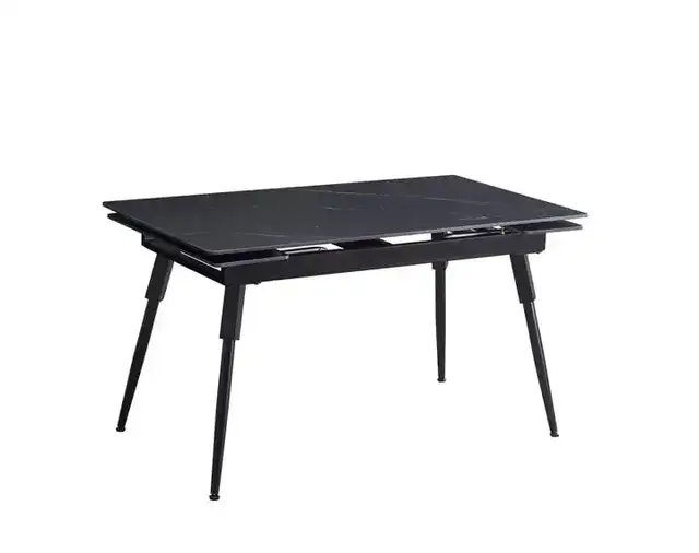 T 1817 - Table Only (Black Sintered Stone Marble)
