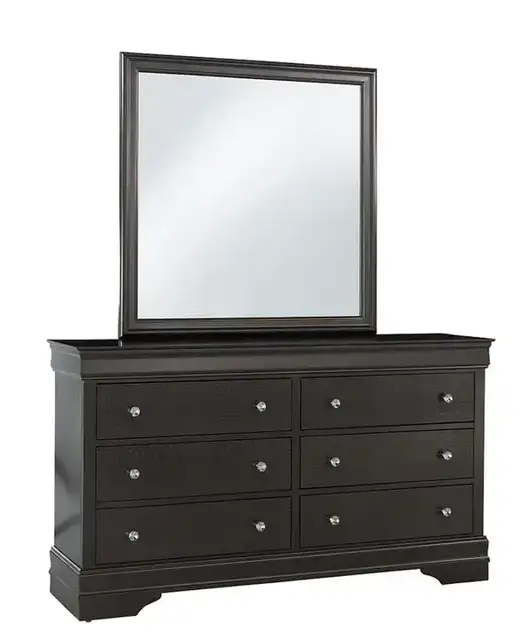 Pompei (Grey) - 54" Double Bedroom Set