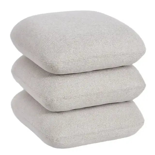 Rylee Square Ottoman in Beige