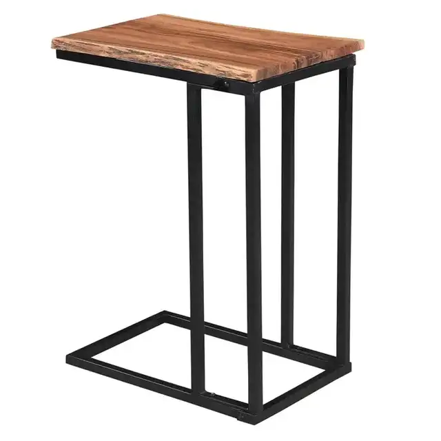 Jivin Accent Table in Natural and Black