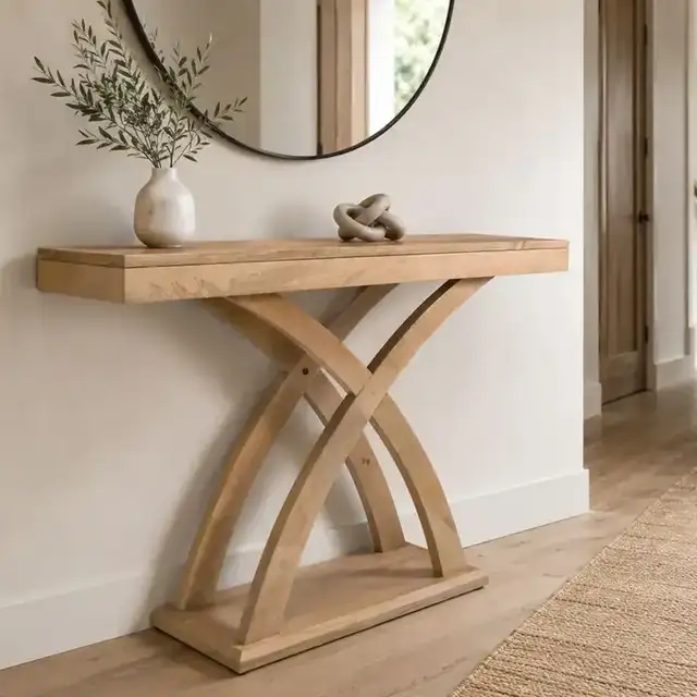 Lavina Console Table, 42" in Natural