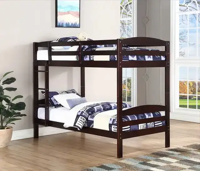 B 124 Single/Single Bunk Bed - Espresso