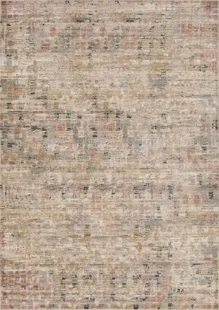 5 X 8 AREA RUG - TAN/BROWN/RUST