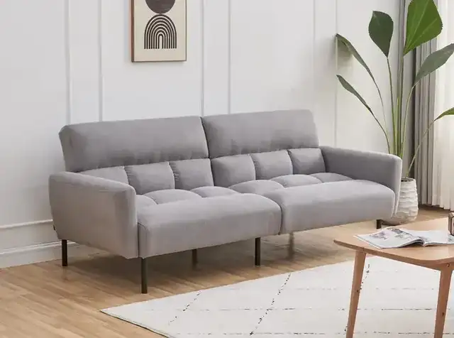 IF 8041 - Klik Klak Sofa Bed (Grey Fabric)