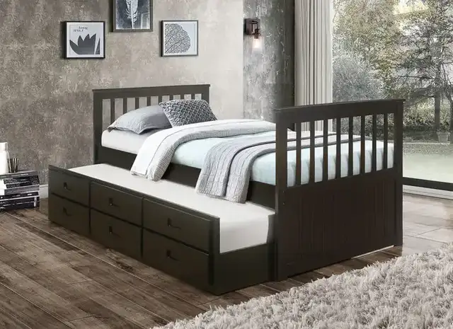 IF 314 Single/Single Captain Bed - Espresso