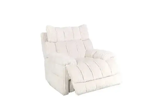 IF 6125 - Recliner (White) *Bluetooth Audio*